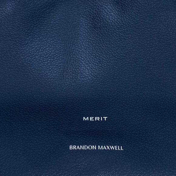 Brandon Maxwell For Merit Vegan Leather Clutch Handbag - Picture 5 of 14